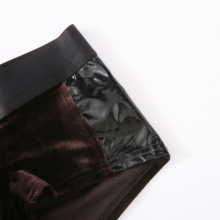 Customized Velvet Boxer Briefs For Men