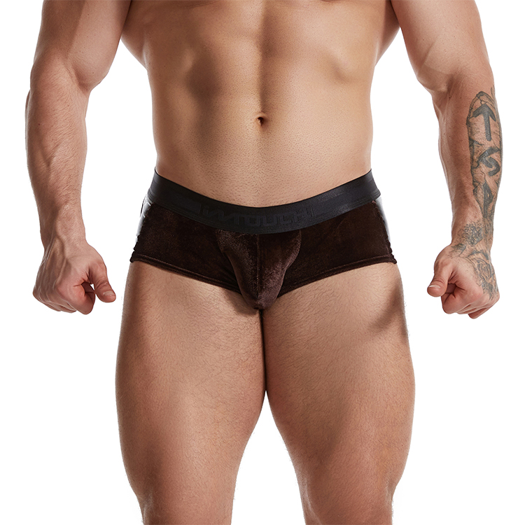 Customized Velvet Boxer Briefs For Men