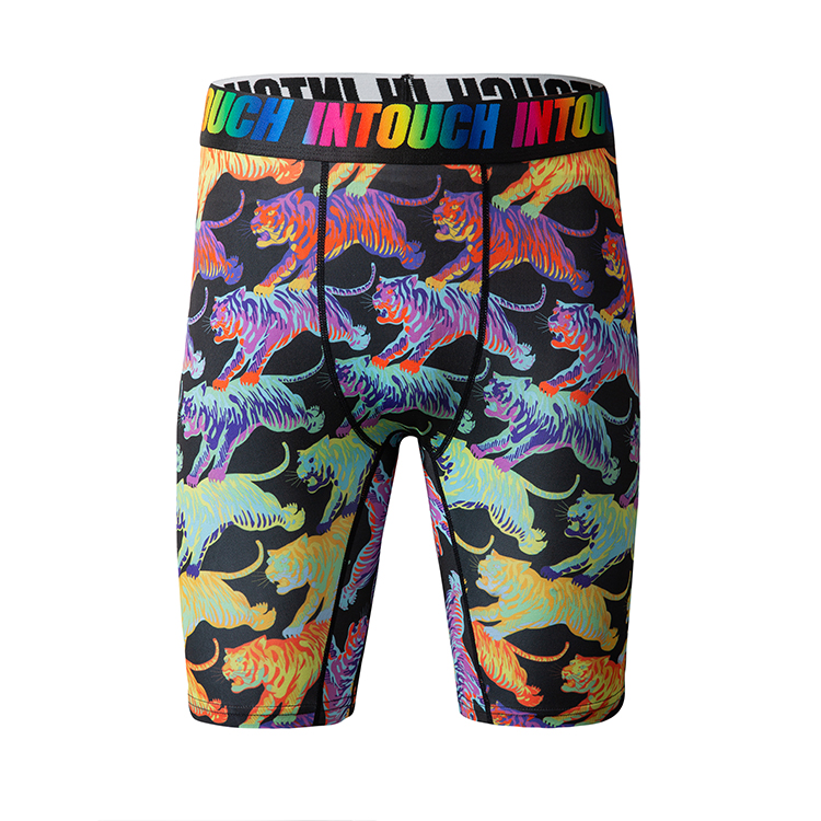 OEM Wholesale Custom Print Boxer Briefs Shorts For Men