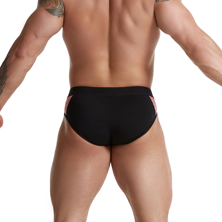 OEM Black Lace Sexy Gay Mens Briefs