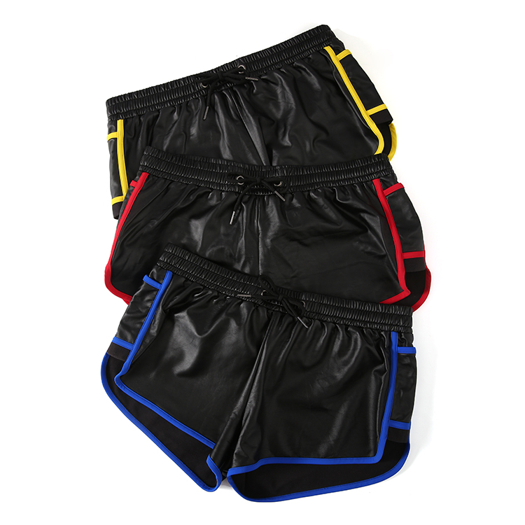 Men's PU Black Boxers