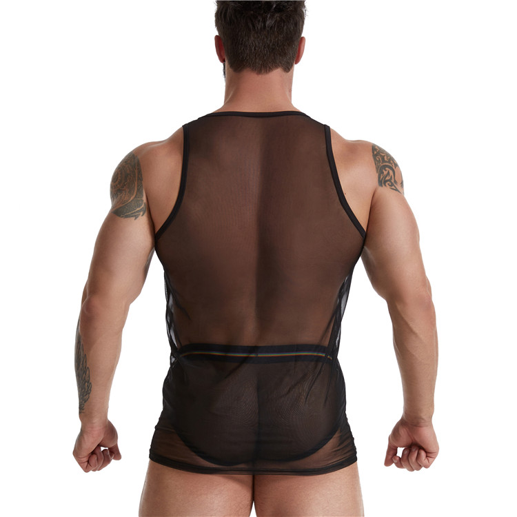 Mens Sexy Mesh See-through Underwear