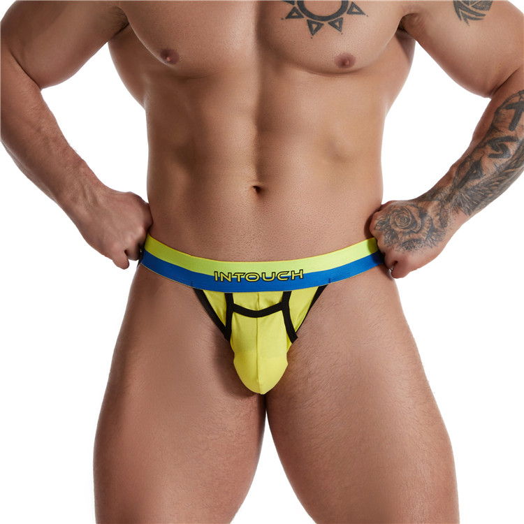 Cotton Open Pouch Sexy Men Jockstrap